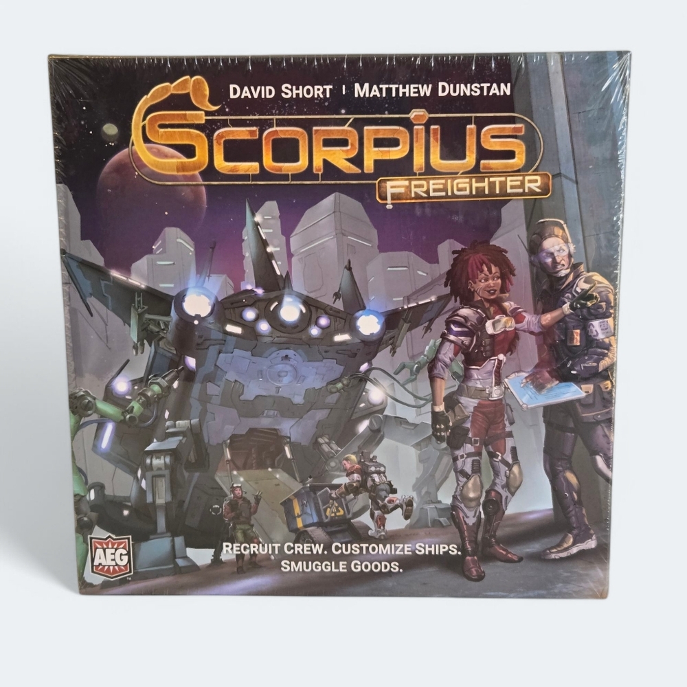 New, Sealed SCORPIUS FREIGHTER Board Game